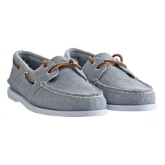 Sperry A/0 2-Eye Mens Grey Boat Shoes