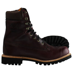 Timberland 8inch Mens Dark Red Boots