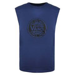 Vans Off The Wall Plain Mens Navy Vest