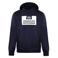 Weekend Offender Logo Mens Navy Hoodie