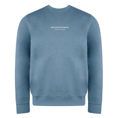 Weekend Offender Logo Mens Blue Sweater
