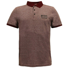 Reebok Logo Mens Burgundy Polo Shirt