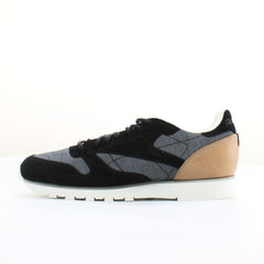 Reebok Classic Mens Black/Grey Trainers