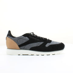 Reebok Classic Mens Black/Grey Trainers