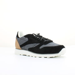Reebok Classic Mens Black/Grey Trainers