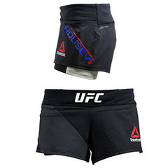 Reebok UFC Ronda Rousey Octagon Womens Black Shorts