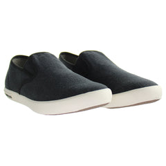 Seavees Baja Slip On Standard Womens Black Plimsolls