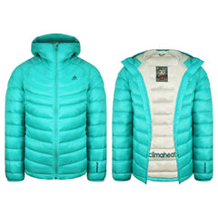 Adidas Performance ClimaHeat Zip Up Mint Womens Padded Jacket F96091 VIVID/MINT