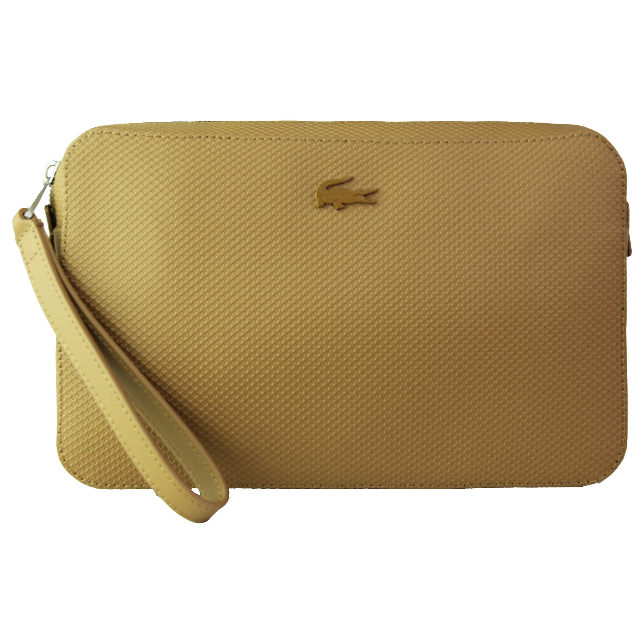 Lacoste Leather Mens Brown Pouch Bag – Sport It First