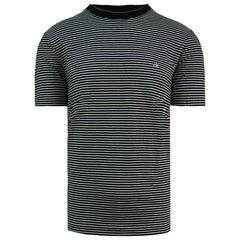 Calvin Klein Small Stripes Mens Black T-Shirt