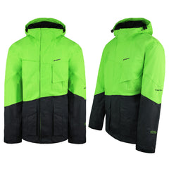 Trespass Mashed Elevate Mens Lime/Black Jacket