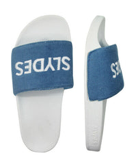 Slydes Plya Womens Blue Sliders