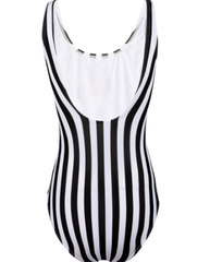 Speedo Minnie Mouse Womens Black/White Swimming Costume