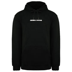 Criminal Damage Worldwide Mens Black Hoodie