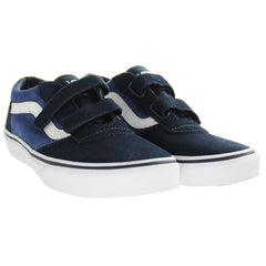 Vans Milton V Kids Black/Blue Plimsolls
