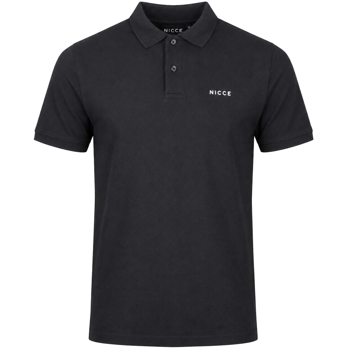 Nicce Core Mens Black Polo Shirt