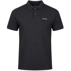 Nicce Core Mens Black Polo Shirt