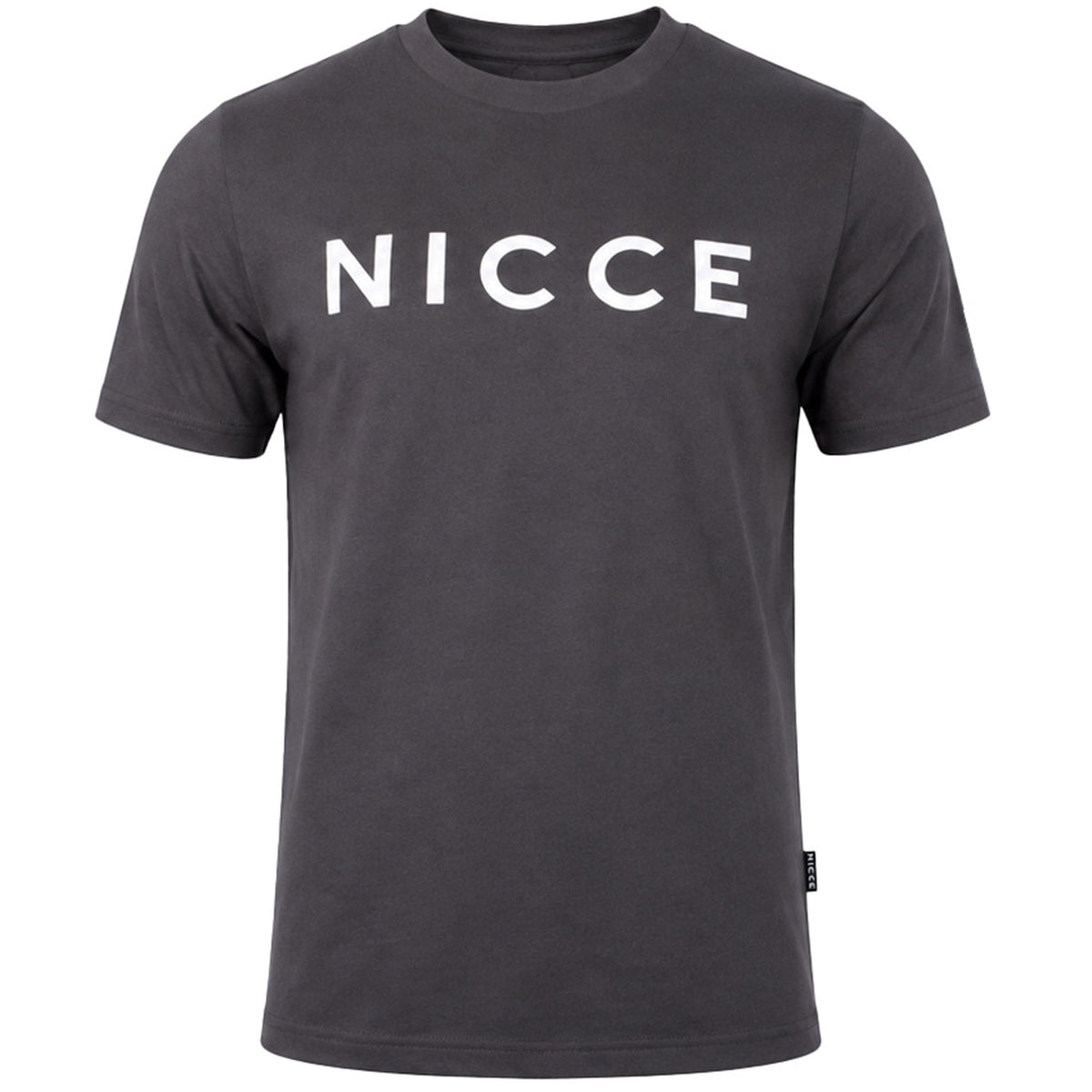 Nicce Original Logo Mens Dark Grey T-Shirt