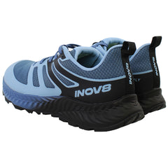 Inov-8 Trailfly Mens Blue Grey Running Shoes (Wide Fit)