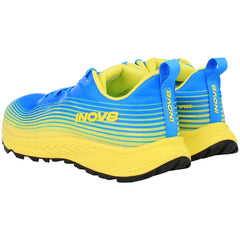 Inov-8 Trailfly Mens Blue/Yellow Running Shoes (Wide Fit)