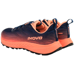 Inov-8 Trailfly Speed Womens Navy/Coral Running Shoes (Wide Fit)