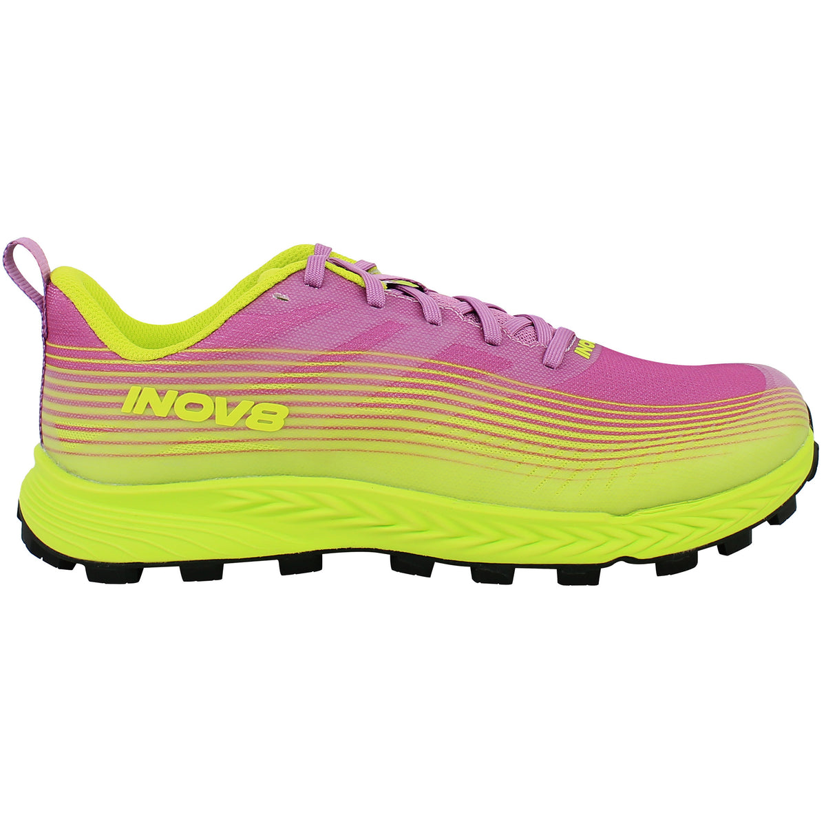 Inov-8 Trailfly Speed Womens Purple/Green Running Shoes (Wide Fit)