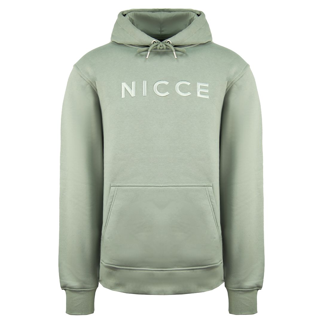 Nicce Mercury Mens Green Hoodie