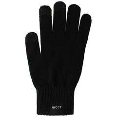 Nicce Karlo Mens Black Gloves