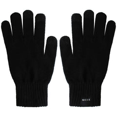 Nicce Karlo Mens Black Gloves