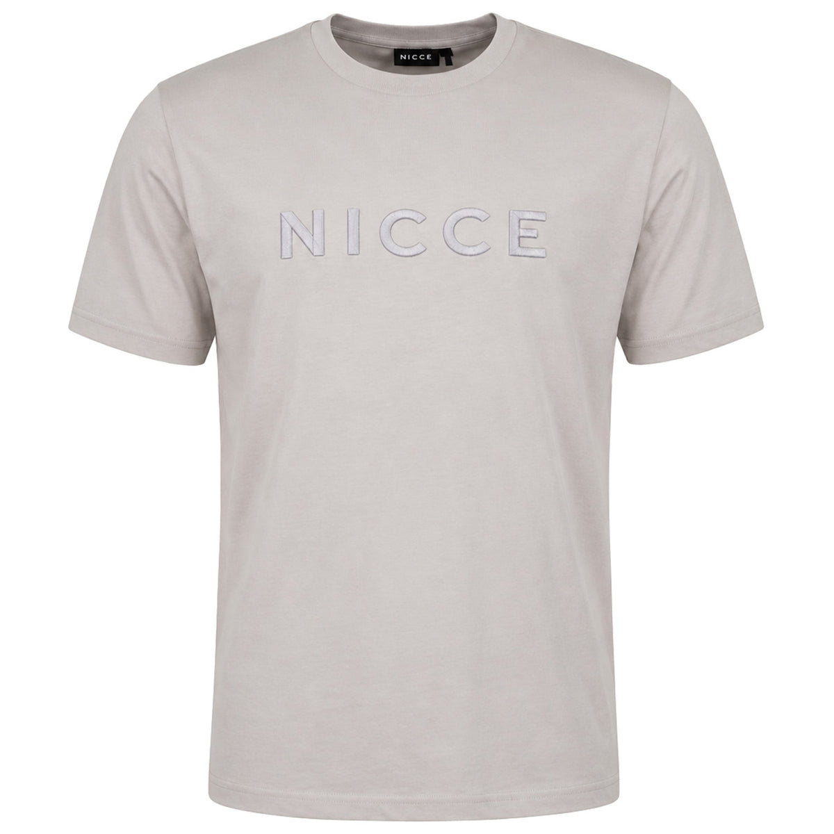 Nicce Mercury Mens Stone Grey T-Shirt