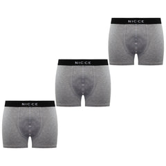 Nicce Alesi 3-Pack Mens Grey Boxer Shorts