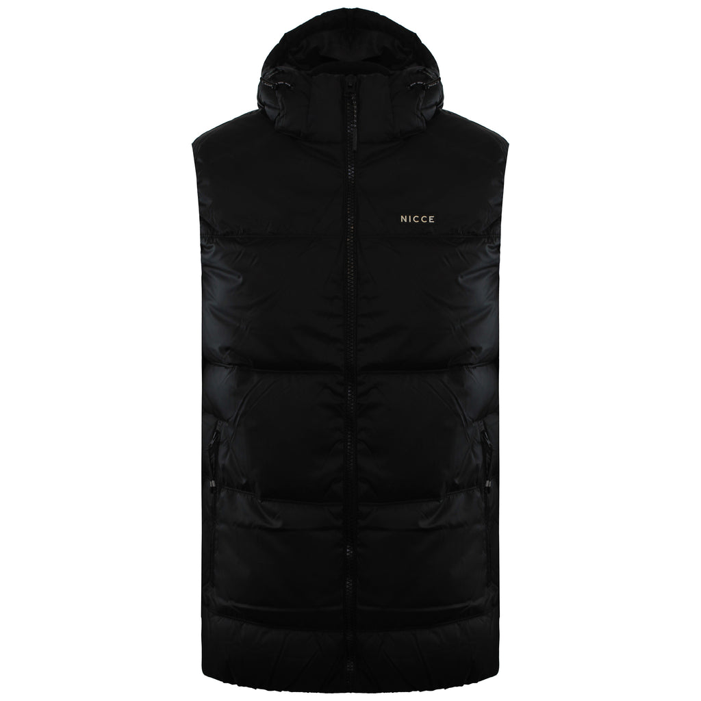 Nicce Expo Mens Black Gilet