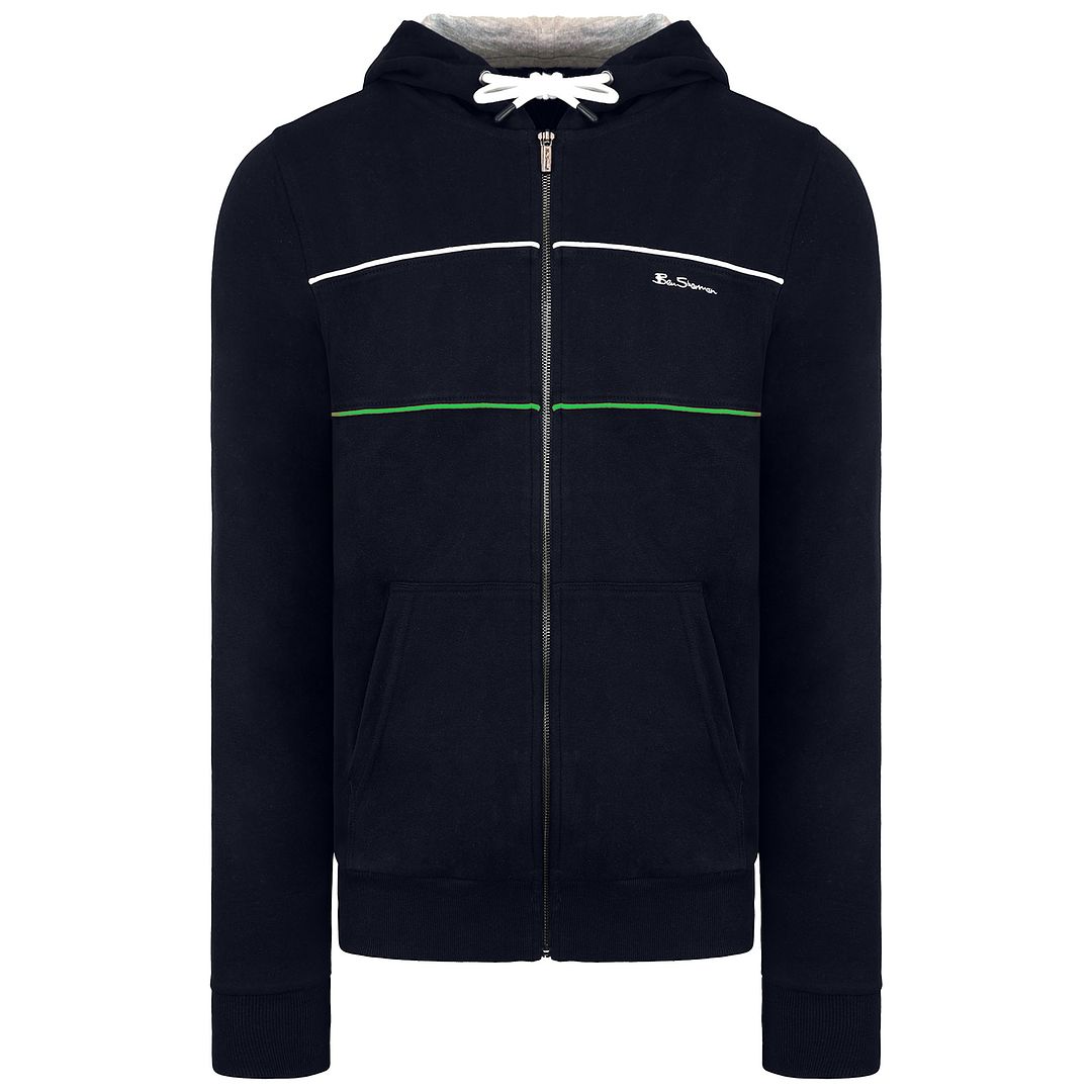 Ben Sherman Logo Mens Navy Track Jacket