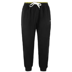 Ben Sherman Script Embroidery Mens Black Track Pants