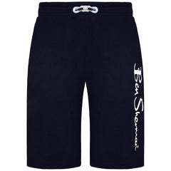 Ben Sherman Logo Print Mens Navy Shorts