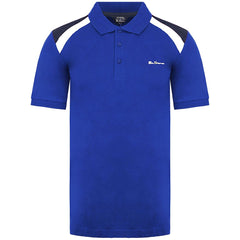 Ben Sherman Logo Mens Blue Polo Shirt