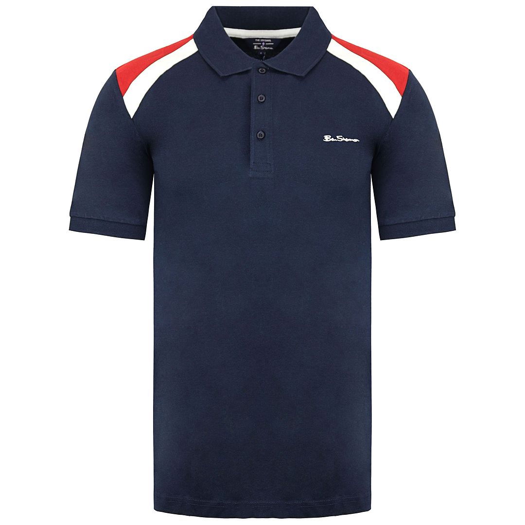 Ben Sherman Logo Mens Navy Polo Shirt