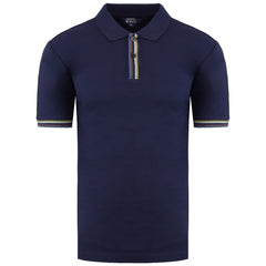 Ben Sherman Placket Interest Mens Navy Polo Shirt