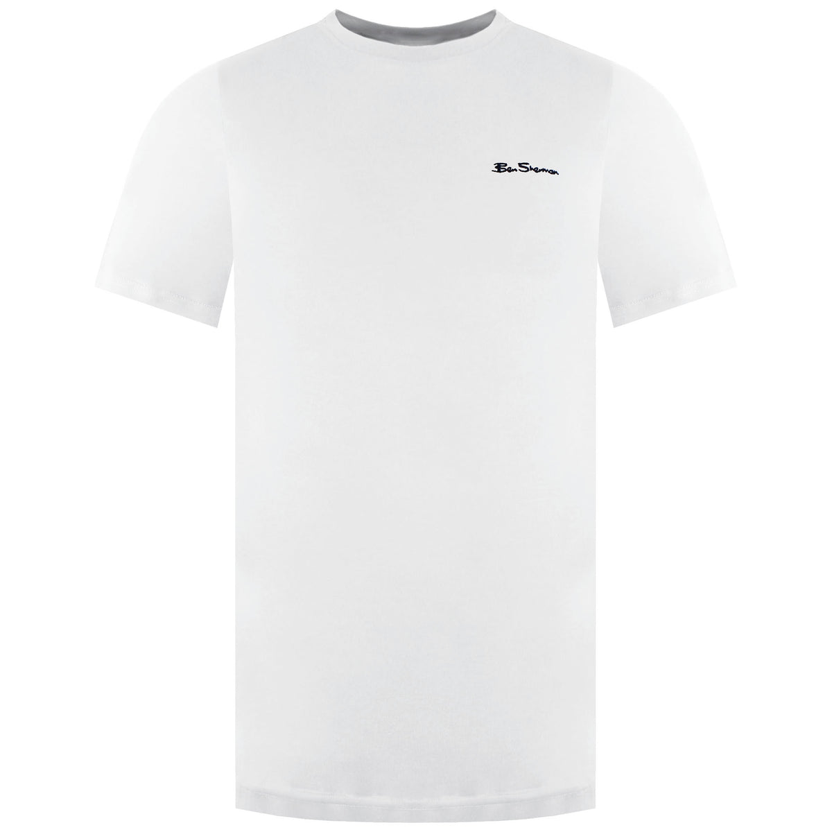Ben Sherman Small Logo Mens White T-Shirt