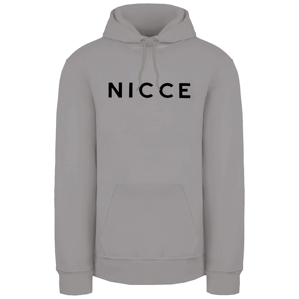 Nicce Original Logo Mens Chalk Grey Hoodie