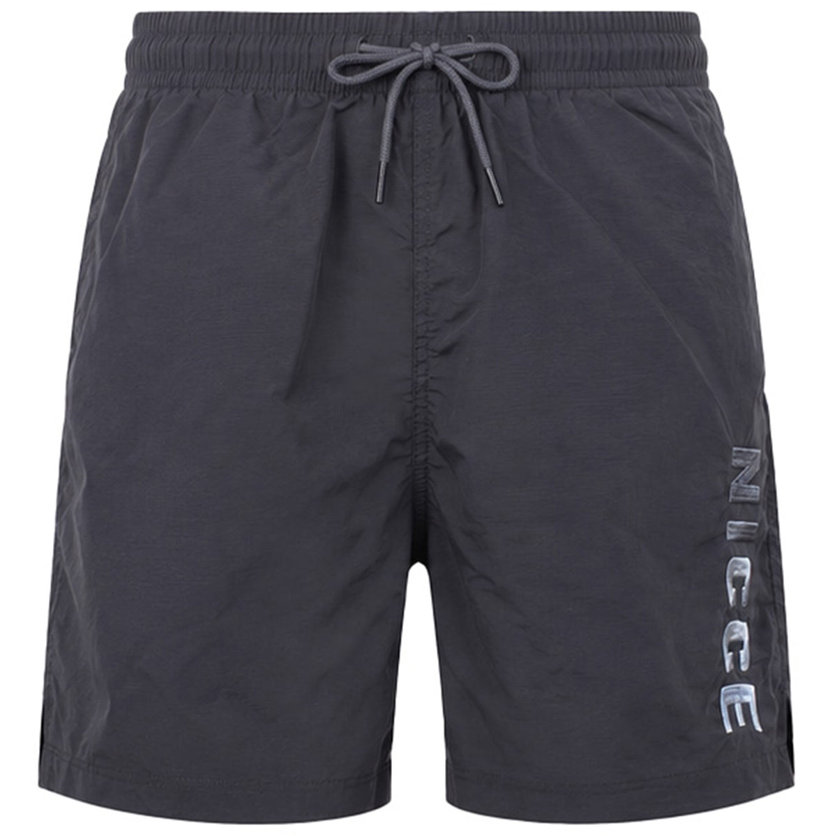 Nicce Coast Mens Black Swim Shorts