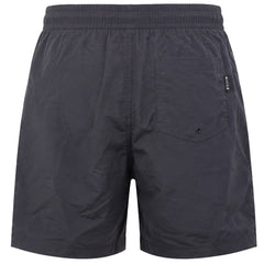 Nicce Coast Mens Black Swim Shorts
