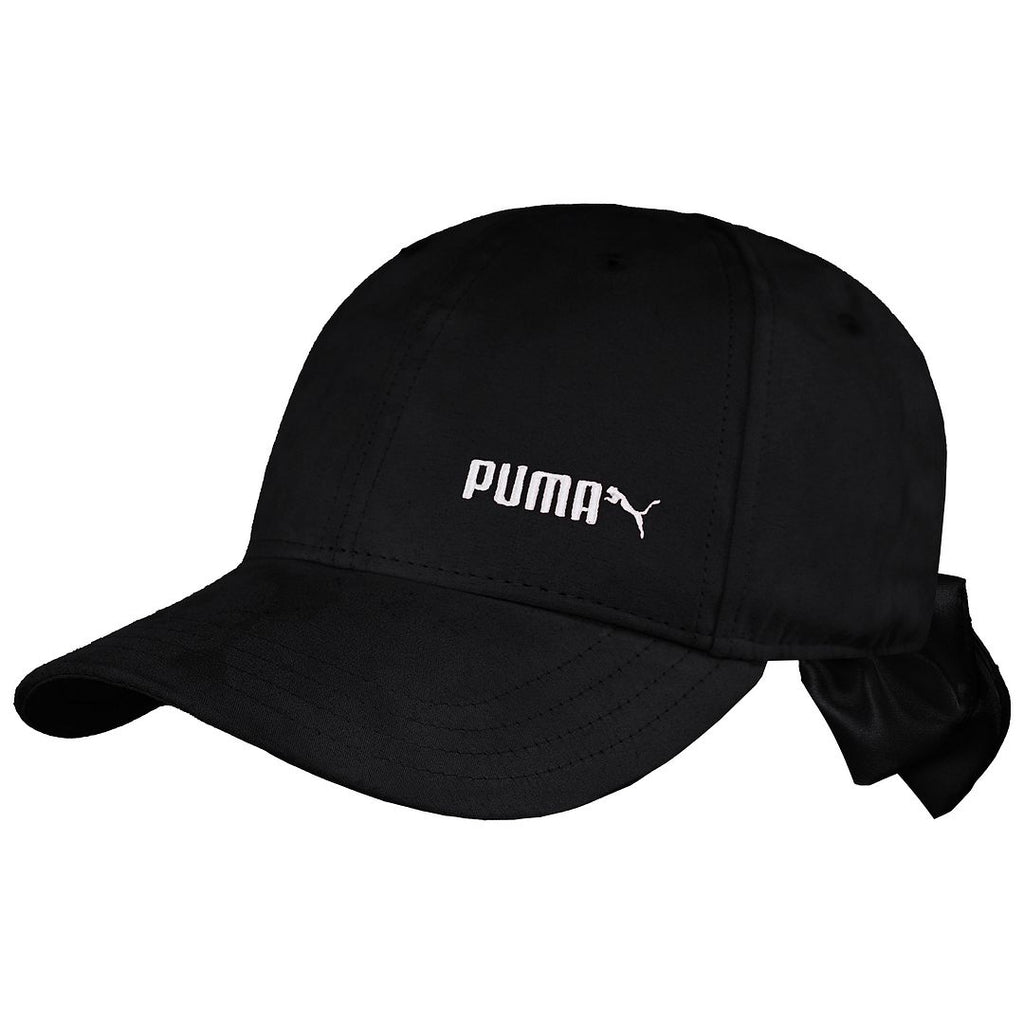 Puma Plain Womens Black Bow Cap