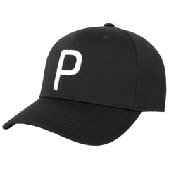 Puma P Black Golf Cap