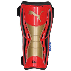 Puma V-Kon Mens Red/Gold Shin Pads