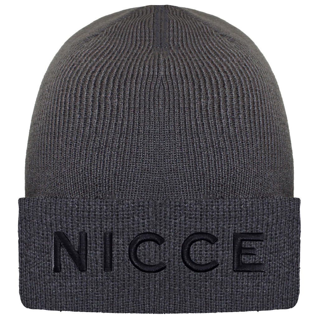 Nicce Mini Mercury Mens Grey Beanie