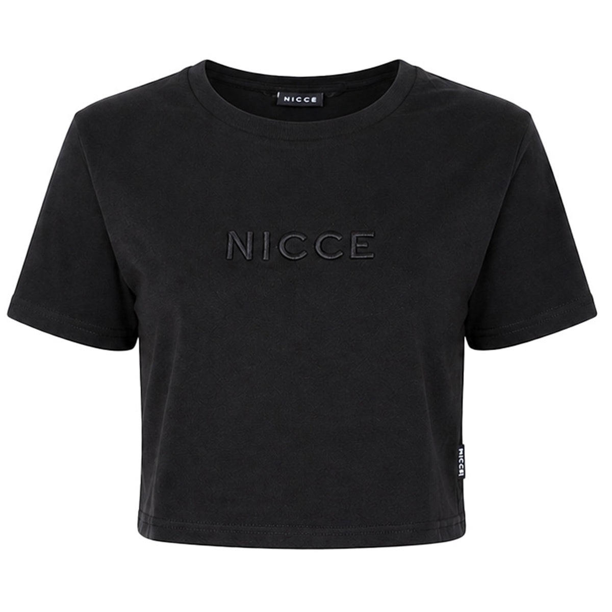 Nicce Ersa Womens Black Crop Top