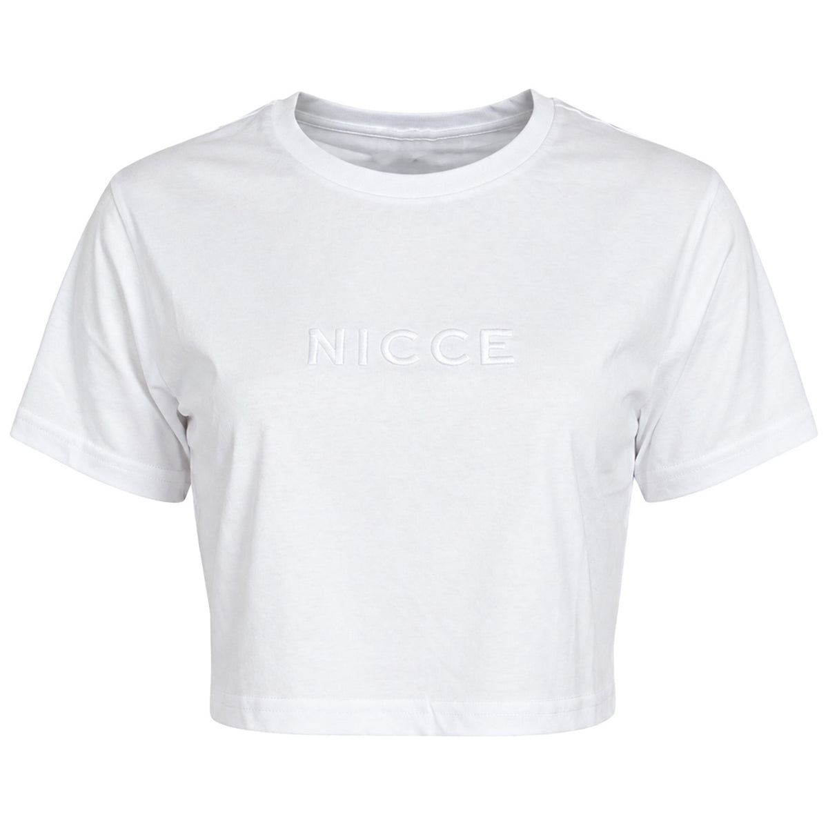Nicce Ersa Womens White Crop Top