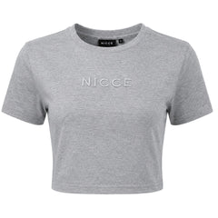 Nicce Ersa Womens Grey Crop Top