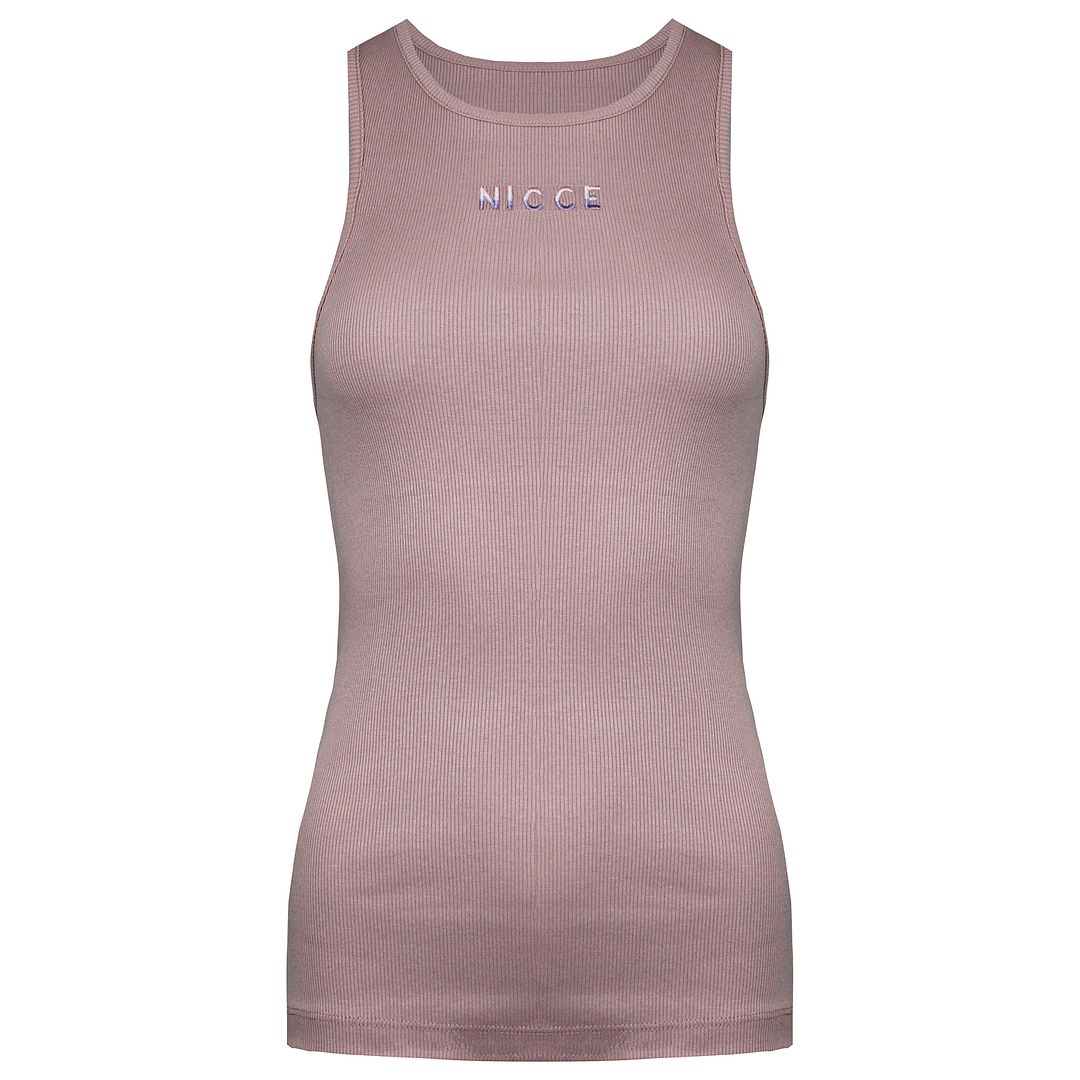 Nicce Otler Womens Light Pink Racer Vest